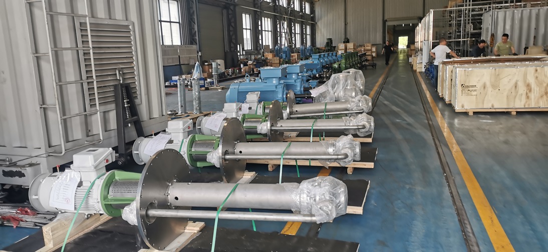 待发货的某化工厂项目用泵